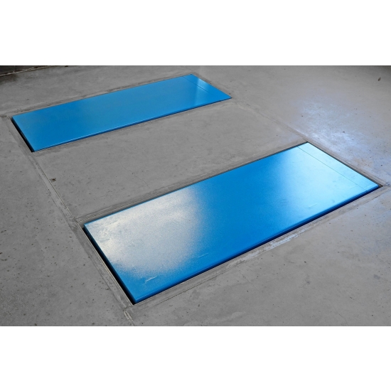 PODNOŚNIK NOŻYCOWY 3T 400V PN3000C W FOSĘ – Z PNEUMATYCZNĄ BLOKADĄ