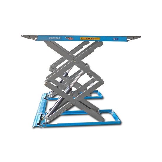 PODNOŚNIK NOŻYCOWY 3,5T 400V PN3500A – BEZZAPADKOWY, MONTAŻ NA POSADZCE