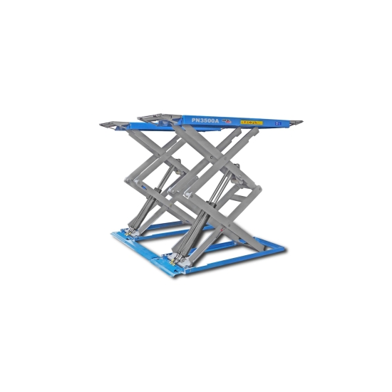 PODNOŚNIK NOŻYCOWY 3,5T 400V PN3500A – BEZZAPADKOWY, MONTAŻ NA POSADZCE
