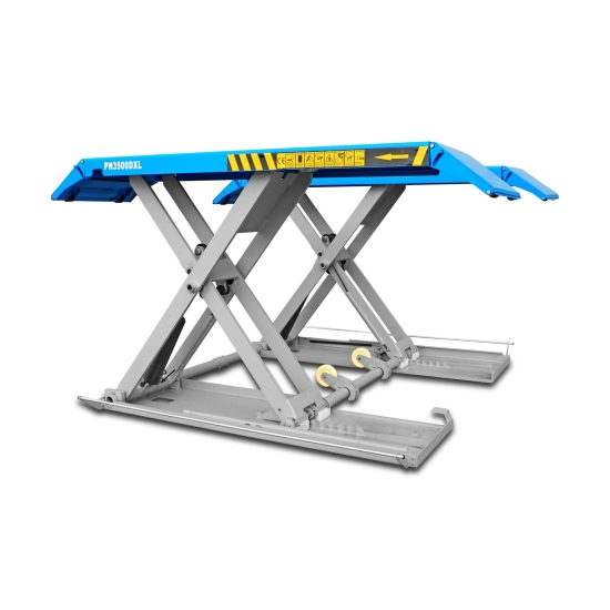 PODNOŚNIK NOŻYCOWY MOBILNY 3,5T 230V PN3500DXL – ZESTAW DO PRZEMIESZCZANIA