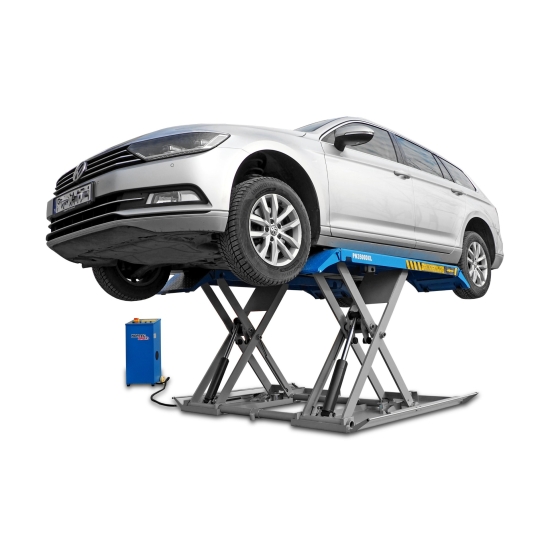 PODNOŚNIK NOŻYCOWY MOBILNY 3,5T 230V PN3500DXL – ZESTAW DO PRZEMIESZCZANIA