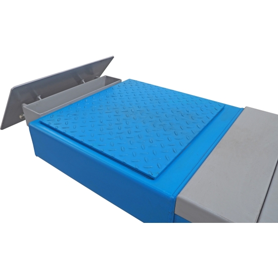 PODNOŚNIK NOŻYCOWY 5T 400V PN500N POD GEOMETRIĘ – Z SZARPAKIEM I DŹWIGNIKIEM OSI