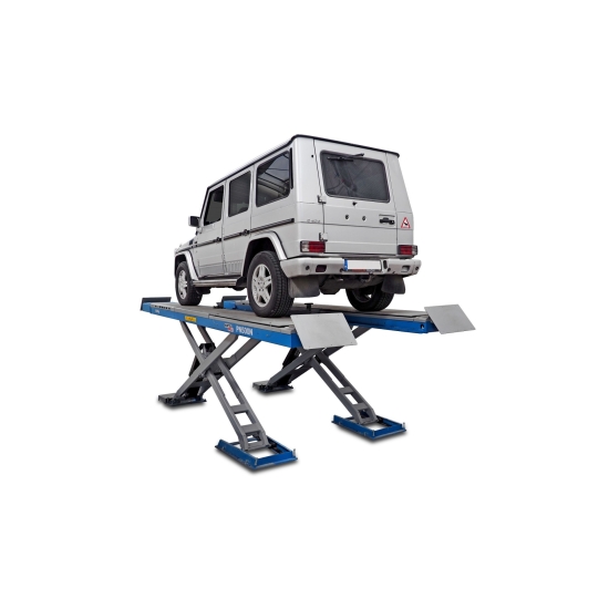 PODNOŚNIK NOŻYCOWY 5T 400V PN500N POD GEOMETRIĘ – Z SZARPAKIEM I DŹWIGNIKIEM OSI