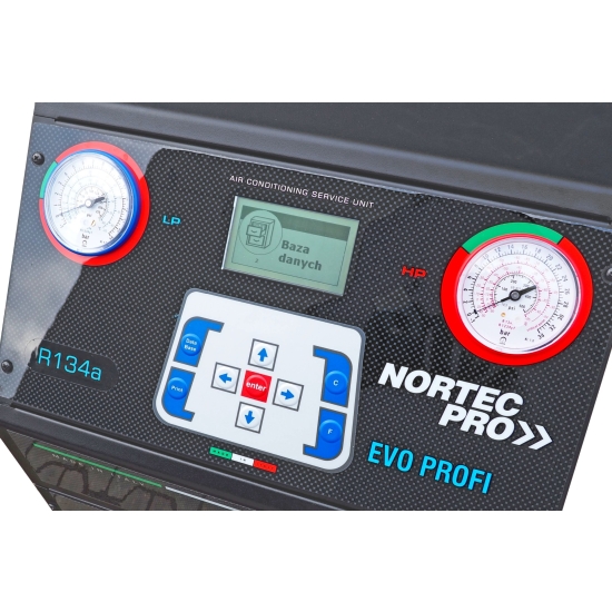 STACJA DO OBSŁUGI KLIMATYZACJI NORTEC-PRO EVO PROFI R134a lub HFO1234yf
