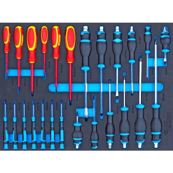WÓZEK NARZĘDZIOWY Z WYPOSAŻENIEM CIĘŻAROWYM (140 ELEM.) WNTRUCK