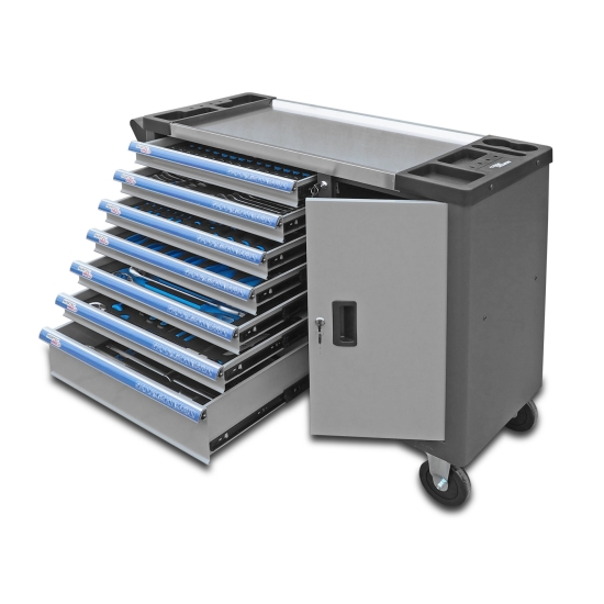 WÓZEK NARZĘDZIOWY Z WYPOSAŻENIEM CIĘŻAROWYM (140 ELEM.) WNTRUCK