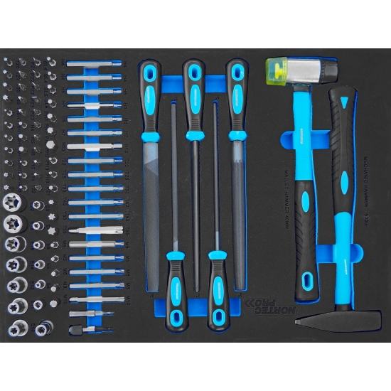 WÓZEK NARZĘDZIOWY Z WYPOSAŻENIEM (279 ELEM.) WN279