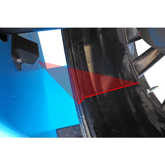 WYWAŻARKA DO KÓŁ 230V WB220L Z WSKAŹNIKIEM LASEROWYM – AUTOMAT