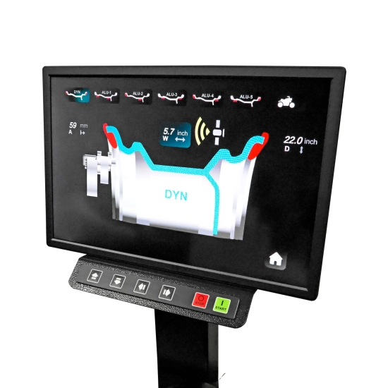 WYWAŻARKA DO KÓŁ KOMPUTEROWA 230V WB620 Z MONITOREM LCD – LASER I SONAR