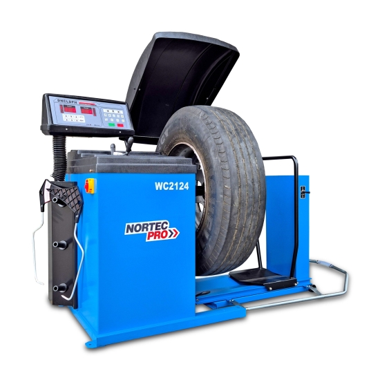 WYWAŻARKA DO KÓŁ CIĘŻAROWYCH 230V WC2124 – Z PNEUMATYCZNĄ WINDĄ