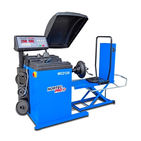 WYWAŻARKA DO KÓŁ CIĘŻAROWYCH 230V WC2124 – Z PNEUMATYCZNĄ WINDĄ